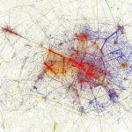 Blue represents locals, Red tourists and yellow might be either.  Notice dense blue clusters ignored altogether by tourists.  Courtesy of Eric Fischer.