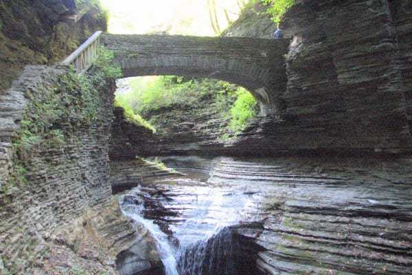 Stone Bridge at Watkins Glen State Park, Watkins Glen Finger Lakes NY