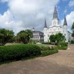 New Orleans - Place d'Armes Park & St. Louis Cathedral