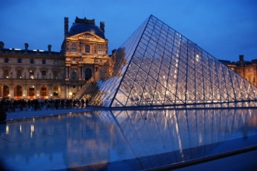 I.M. Pei Pyramid at The Louvre