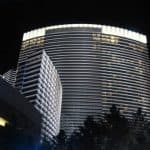 Aria Hotel & Casino Las Vegas at night