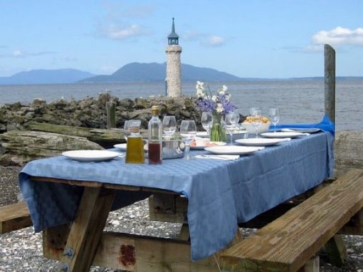 Lunch at Taylor Shellfish Farm, Bellingham Washington