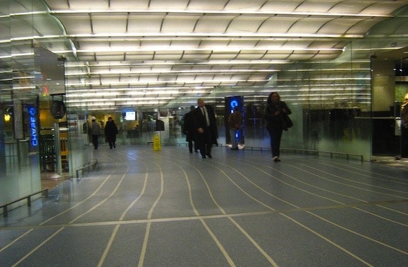 Metra Millenium Station Pedway