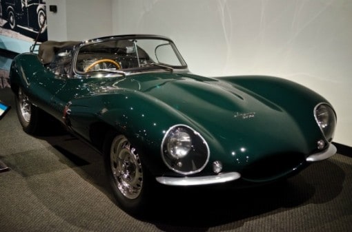 Jaguar supercar at Petersens Automotive Museum, Los Angeles