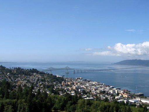 View of Astoria from Astoria Column