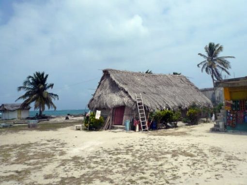 Kuna dwelling in San Blas islands, Panama