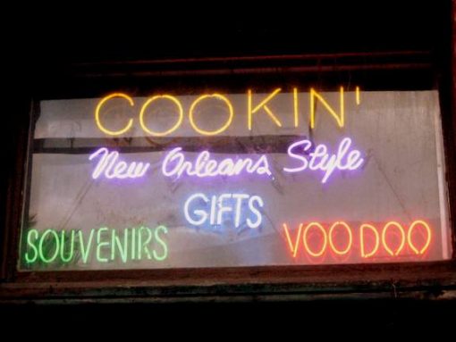 Neon sign in New Orleans. (photo by Tui Snider)