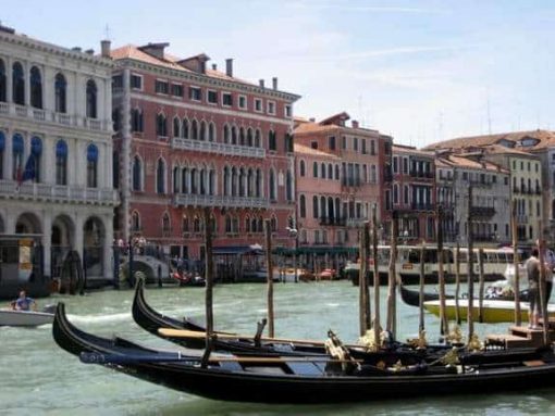 Venice gondolas. (photo by Tui Snider)