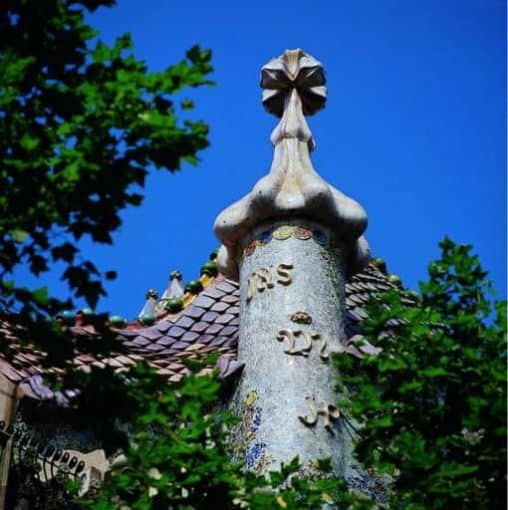 Architecture by Gaudi-Courtesy of Barcelona Turisme