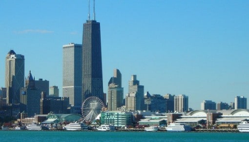 Chicago Skyline, Navy Pier