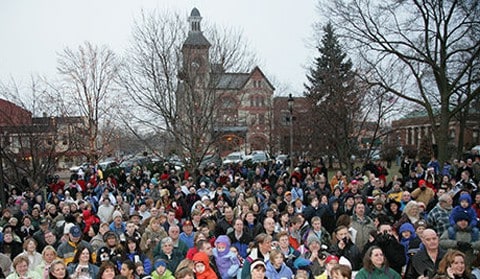 crowd-scene