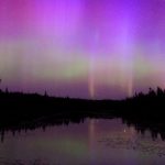 Aurora Borealis in the Great Lakes region