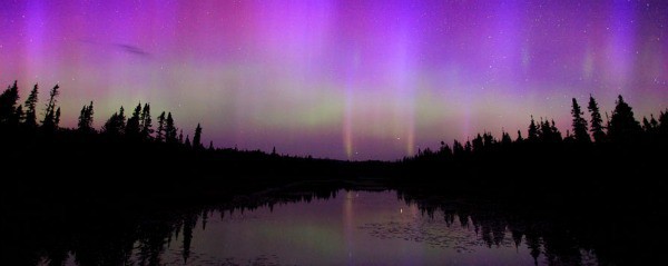 Aurora Borealis in the Great Lakes region