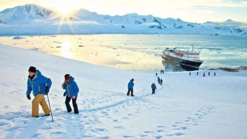 Hiking in Antarctica