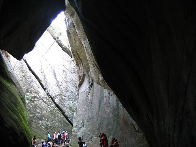 Edakkal Caves Inside
