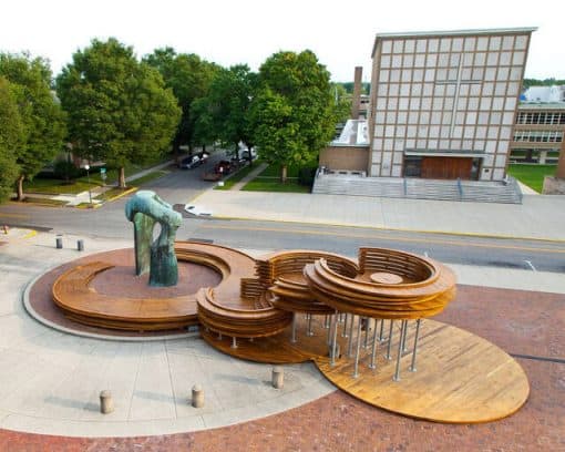 Conversation Plinth, Exhibit Columbus