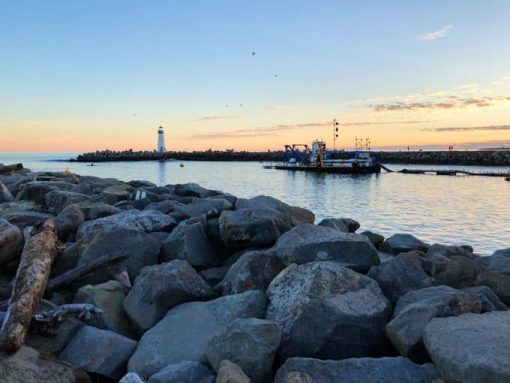 Twin Lakes Beach in Santa Cruz via Mimi McFadden
